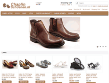 Tablet Screenshot of chaplinschoenen.nl